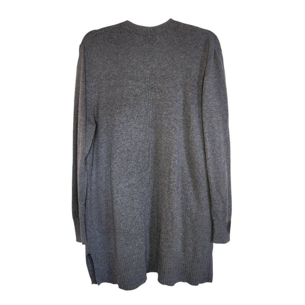 Old Navy Gray Open Front Longline Cardigan Sweater Size XL - Picture 4 of 5